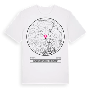 Katastralgemeinde Penzendorf t-shirt – ekologisk bomull t-shirt från Pinshirt