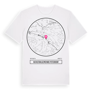 Katastralgemeinde Peterdorf t-shirt – ekologisk bomull t-shirt från Pinshirt