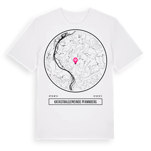Katastralgemeinde Pfannberg t-shirt – ekologisk bomull t-shirt från Pinshirt