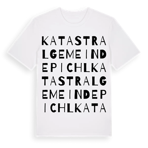 Katastralgemeinde Pichl ordlek t-shirt – ekologisk bomull t-shirt från Pinshirt