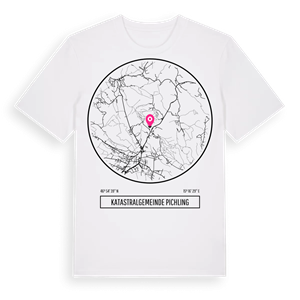 Katastralgemeinde Pichling t-shirt – ekologisk bomull t-shirt från Pinshirt