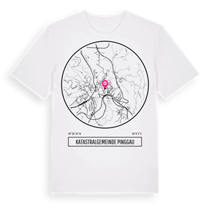 Katastralgemeinde Pinggau t-shirt – ekologisk bomull t-shirt från Pinshirt