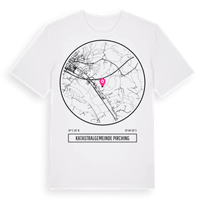 Katastralgemeinde Pirching t-shirt – ekologisk bomull t-shirt från Pinshirt