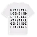 Katastralgemeinde Piregg ordlek t-shirt