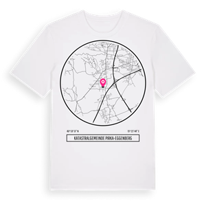 Katastralgemeinde Pirka-Eggenberg t-shirt – ekologisk bomull t-shirt från Pinshirt