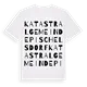 Katastralgemeinde Pischelsdorf ordlek t-shirt