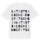 Katastralgemeinde Pitschgau ordlek t-shirt
