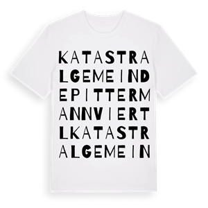 Katastralgemeinde Pittermannviertl ordlek t-shirt – ekologisk bomull t-shirt från Pinshirt