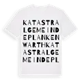 Katastralgemeinde Plankenwarth ordlek t-shirt