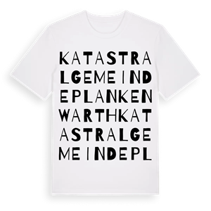Katastralgemeinde Plankenwarth ordlek t-shirt – ekologisk bomull t-shirt från Pinshirt