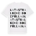 Katastralgemeinde Pöllau ordlek t-shirt