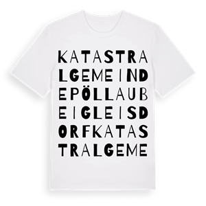 Katastralgemeinde Pöllau bei Gleisdorf ordlek t-shirt – ekologisk bomull t-shirt från Pinshirt