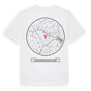 Katastralgemeinde Pöllau bei Gleisdorf t-shirt – ekologisk bomull t-shirt från Pinshirt