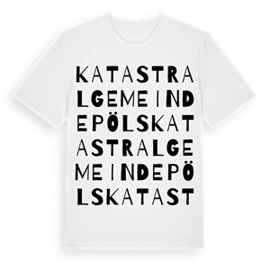 Katastralgemeinde Pöls ordlek t-shirt – ekologisk bomull t-shirt från Pinshirt