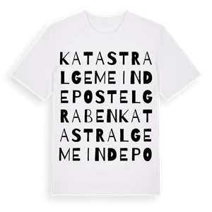 Katastralgemeinde Postelgraben ordlek t-shirt – ekologisk bomull t-shirt från Pinshirt