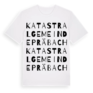 Katastralgemeinde Präbach ordlek t-shirt – ekologisk bomull t-shirt från Pinshirt