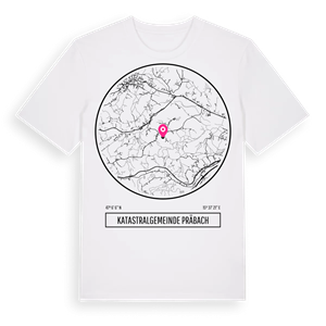 Katastralgemeinde Präbach t-shirt – ekologisk bomull t-shirt från Pinshirt
