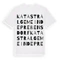 Katastralgemeinde Prebensdorf ordlek t-shirt