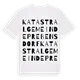 Katastralgemeinde Prebensdorf ordlek t-shirt