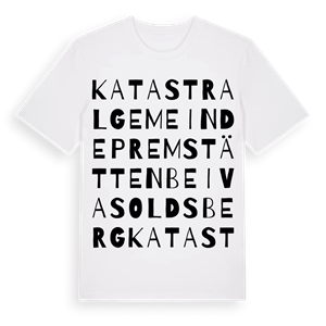 Katastralgemeinde Premstätten bei Vasoldsberg ordlek t-shirt – ekologisk bomull t-shirt från Pinshirt