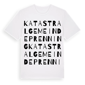 Katastralgemeinde Prenning ordlek t-shirt – ekologisk bomull t-shirt från Pinshirt