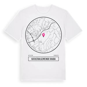 Katastralgemeinde Raaba t-shirt – ekologisk bomull t-shirt från Pinshirt