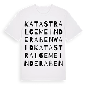 Katastralgemeinde Rabenwald ordlek t-shirt – ekologisk bomull t-shirt från Pinshirt