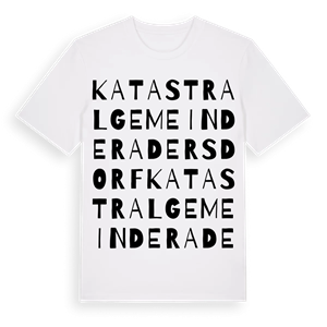 Katastralgemeinde Radersdorf ordlek t-shirt – ekologisk bomull t-shirt från Pinshirt