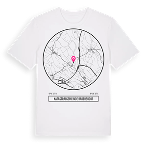 Katastralgemeinde Radersdorf t-shirt – ekologisk bomull t-shirt från Pinshirt