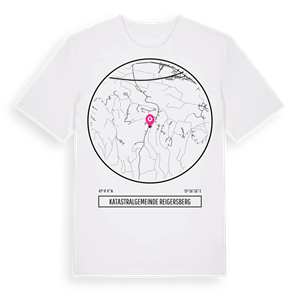 Katastralgemeinde Reigersberg t-shirt – ekologisk bomull t-shirt från Pinshirt