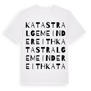Katastralgemeinde Reith ordlek t-shirt – ekologisk bomull t-shirt från Pinshirt