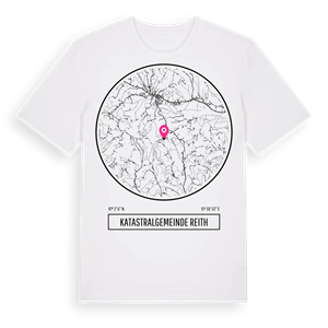 Katastralgemeinde Reith t-shirt – ekologisk bomull t-shirt från Pinshirt