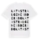 Katastralgemeinde Ring ordlek t-shirt