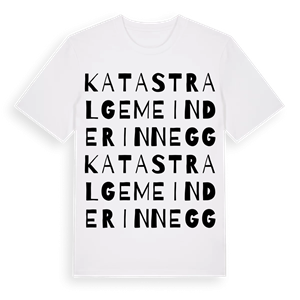 Katastralgemeinde Rinnegg ordlek t-shirt – ekologisk bomull t-shirt från Pinshirt
