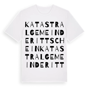 Katastralgemeinde Rittschein ordlek t-shirt – ekologisk bomull t-shirt från Pinshirt