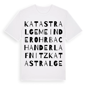 Katastralgemeinde Rohrbach an der Lafnitz ordlek t-shirt – ekologisk bomull t-shirt från Pinshirt