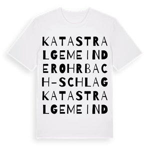 Katastralgemeinde Rohrbach-Schlag ordlek t-shirt – ekologisk bomull t-shirt från Pinshirt