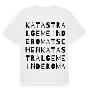 Katastralgemeinde Romatschen ordlek t-shirt – ekologisk bomull t-shirt från Pinshirt