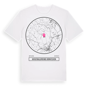 Katastralgemeinde Romatschen t-shirt – ekologisk bomull t-shirt från Pinshirt
