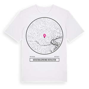 Katastralgemeinde Rothleiten t-shirt – ekologisk bomull t-shirt från Pinshirt