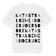 Katastralgemeinde Rudersdorf ordlek t-shirt