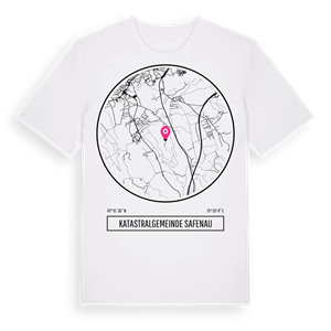 Katastralgemeinde Safenau t-shirt – ekologisk bomull t-shirt från Pinshirt