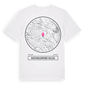 Katastralgemeinde Sallegg t-shirt – ekologisk bomull t-shirt från Pinshirt