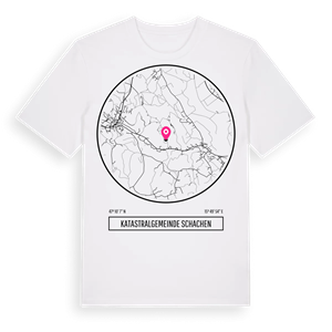 Katastralgemeinde Schachen t-shirt – ekologisk bomull t-shirt från Pinshirt