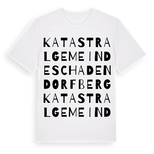 Katastralgemeinde Schadendorfberg ordlek t-shirt – ekologisk bomull t-shirt från Pinshirt
