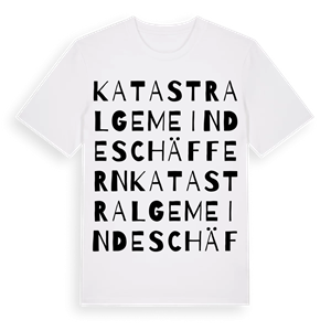 Katastralgemeinde Schäffern ordlek t-shirt – ekologisk bomull t-shirt från Pinshirt
