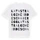 Katastralgemeinde Schaueregg ordlek t-shirt