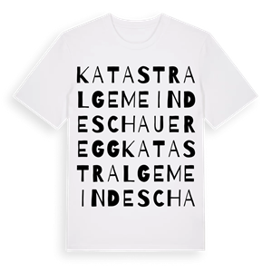 Katastralgemeinde Schaueregg ordlek t-shirt – ekologisk bomull t-shirt från Pinshirt