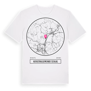 Katastralgemeinde Schlag t-shirt – ekologisk bomull t-shirt från Pinshirt