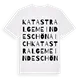 Katastralgemeinde Schönaich ordlek t-shirt